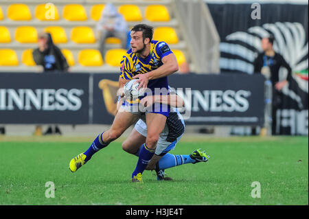 Parma, Italien. 8. Oktober 2016. Edoardo Padovani Zebre Parma während das schottische Team Glasgow Warriors schlagen die Zebras Parma für 33 bis 28 in Rugby-Spiel gültig für Guinness PRO12. © Massimo Morelli/Pacific Press/Alamy Live-Nachrichten Stockfoto