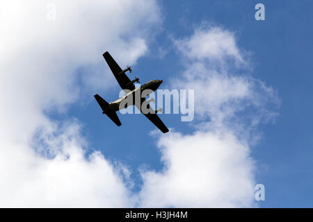 Hurcules Flugzeuge, c130, Flugzeug, Militär, Propeller, Transport, usaf, Flugzeug, Flugschau, Herkules, hc130, Stütze, Boeing, disp Stockfoto