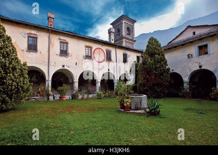 Piemont Novalesa Abtei Kloster Stockfoto