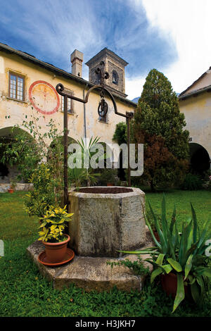 Piemont Novalesa Abtei Kloster Stockfoto