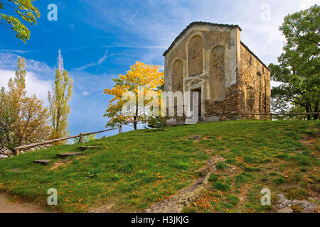 Piemont Novalesa Capilla de Abtei San Michele Stockfoto