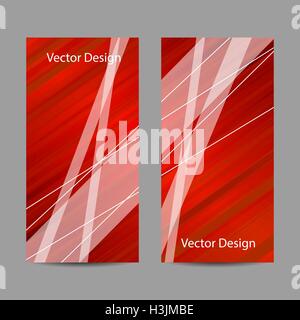 Reihe von Bannern, vertikale Stock Vektor