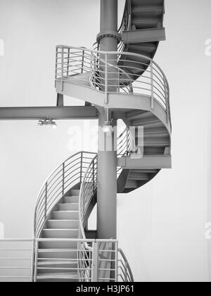 Treppen in schwarz / weiß Stockfoto