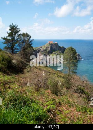 San Juan de Gaztelugatxe Stockfoto