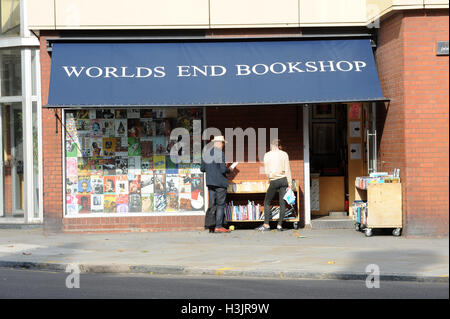 Weltweit Ende Buchhandlung in Chelsea, London. Stockfoto