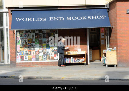 Weltweit Ende Buchhandlung in Chelsea, London. Stockfoto