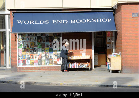 Weltweit Ende Buchhandlung in Chelsea, London. Stockfoto