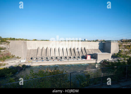 Robert Moses Niagara Kraftwerk in Lewiston New York USA Stockfoto