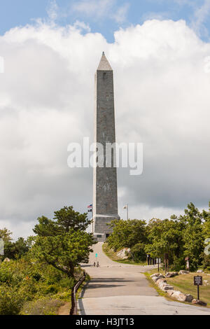 High Point Denkmal, errichtet um zu Ehren der Kriegsveteranen, befindet sich in High Point State Park in Montague, New Jersey. Stockfoto