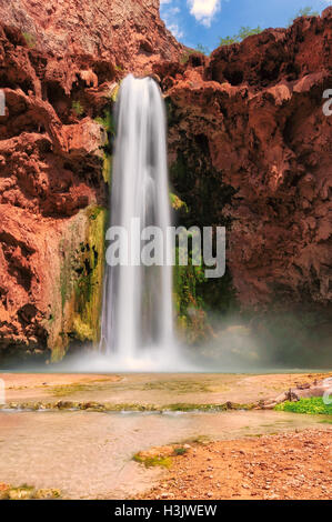 Grand Canyon, Havasupai Indian Reservation, erstaunlich Mooney verliebt sich in Arizona. Stockfoto