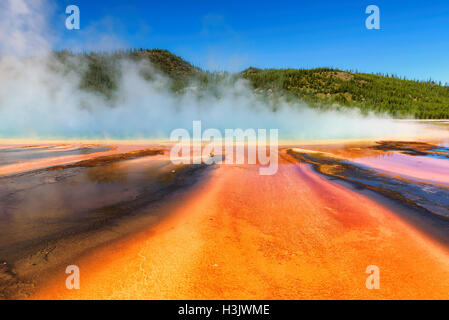 Grand Prismatic Spring, Yellowstone National Park Stockfoto