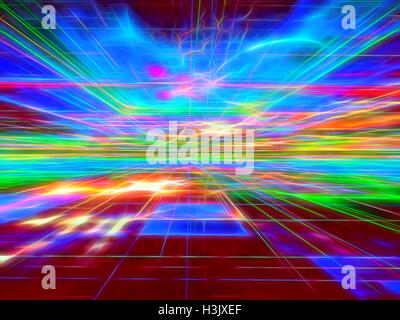 Hellen Hintergrund abstrakt Tech - Digital generiert Stockfoto