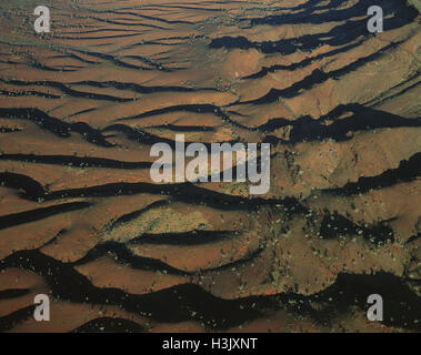 Südwestseite der Hamersley Range, Stockfoto