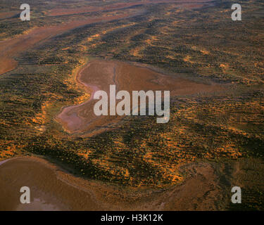 Playas, oder Salinen und niedrigen Dünen, Stockfoto