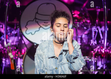 Detroit, Michigan, USA. 6. Oktober 2016. ALESSIA CARA durchführen auf Tournee Besserwisser an The Fillmore in Detroit, MI am 6. Oktober 2016 © Marc Nader/ZUMA Draht/Alamy Live News Stockfoto