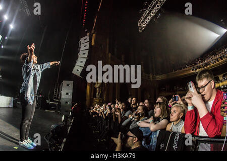 Detroit, Michigan, USA. 6. Oktober 2016. ALESSIA CARA durchführen auf Tournee Besserwisser an The Fillmore in Detroit, MI am 6. Oktober 2016 © Marc Nader/ZUMA Draht/Alamy Live News Stockfoto