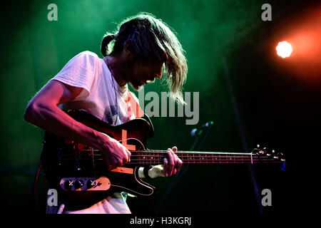 BARCELONA - SEP 19: Islet (Psychedelic-pop-Band) Leistung bei Barcelona Accio musikalische (BAM). Stockfoto