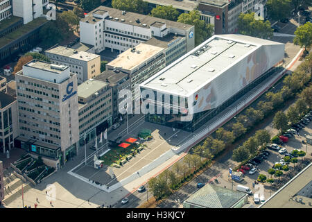 Luftbild, deutsche Fußballmuseum von Dortmund, DFB, deutscher Fußball Allianz, Dortmund, Ruhrgebiet, Stockfoto