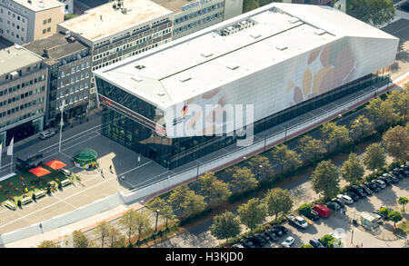 Luftbild, deutsche Fußballmuseum von Dortmund, DFB, deutscher Fußball Allianz, Dortmund, Ruhrgebiet, Stockfoto