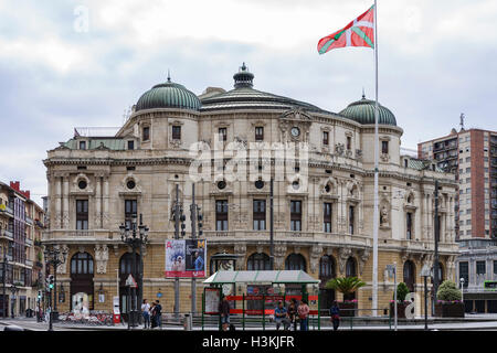 Fassade des Arriaga-Theater in der Stadt Bilbao, Pais Vasco, Spanien, Europa Stockfoto