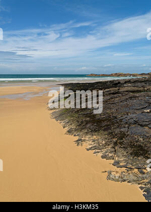 Herrlichen Sandstrand an der Kiloran Bay auf der Hebridean Insel Colonsay, Scotland, UK Stockfoto