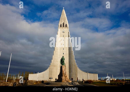 Hallgrimskirkja Kirche von Island Stockfoto