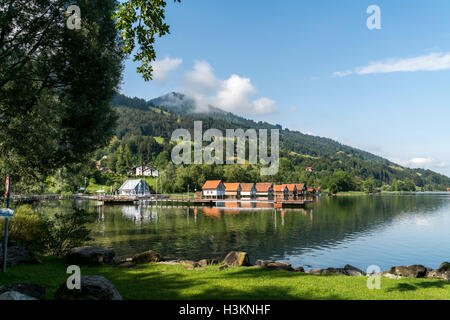 See-Großer Alpsee bei Bühl, Immenstadt Im Allgäu, Oberallgäu, Bayern, Deutschland Stockfoto