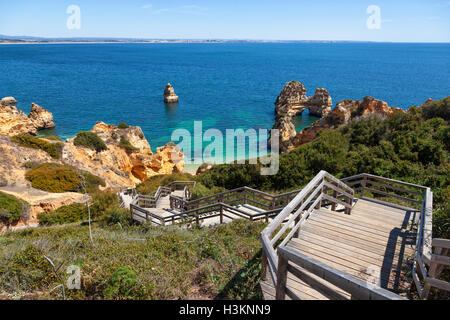 Algarve-Küste, Strand Praia do Camilo Stockfoto