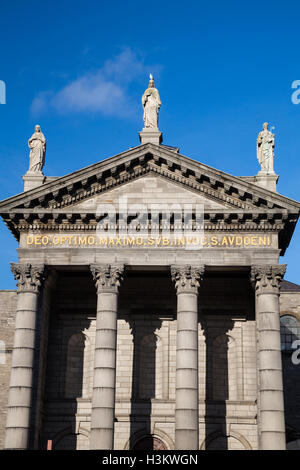 Das Äußere der Kirche St. Audoen in Dublin, Irland Stockfoto