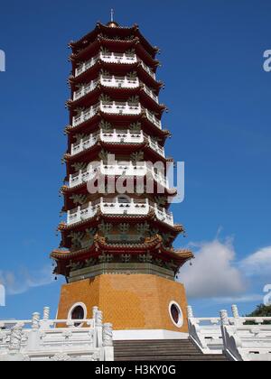 Die berühmten Ci En Pagode am Sonne-Mond-See Stockfoto