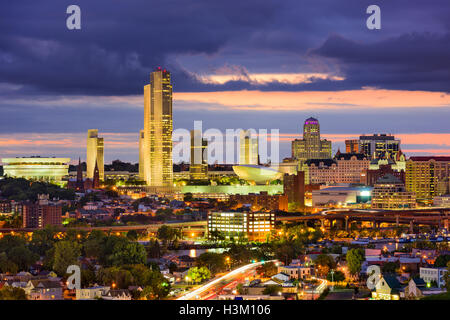 Skyline von Albany, New York, USA. Stockfoto