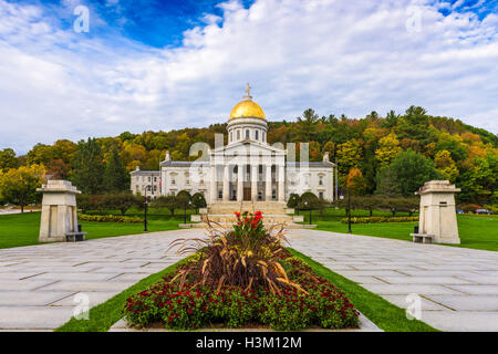 Das Vermont State House in Montpelier, Vermont, USA. Stockfoto