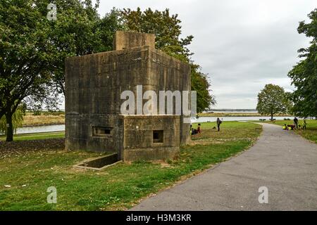 Erweiterte Defence Officer Post - Coalhouses Fort, East Tilbury Stockfoto