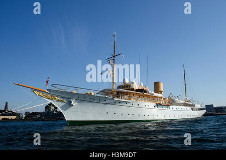 HDMY Dannebrog, königliche Yacht, Kopenhagen Stockfoto