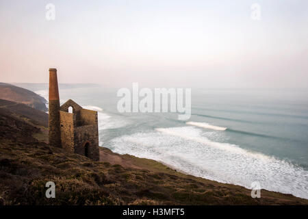 Blick über die Küste von Cornwall Stockfoto