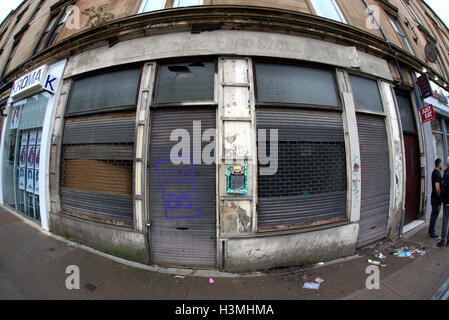 Finnieston ist Schottlands Shoreditch der gentrifizierten schlechten Teil der Stadt, das grenzt an die wohlhabenden wünschenswert Westend Stockfoto