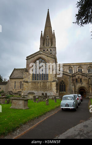 St. Marien Kirche, Witney, West Oxfordshire, Cotswolds, England, Vereinigtes Königreich Stockfoto