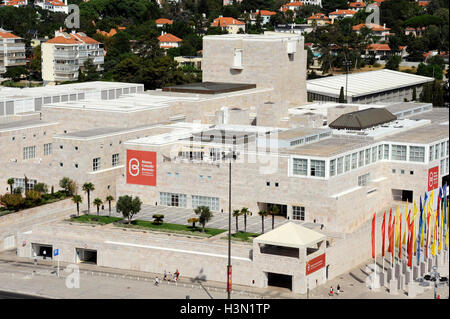Museu Colecao Berardo, moderne und zeitgenössische Kunst, Centro Cultural de Belém, CCB, Vittorio Gregottiand Manuel Salgado Architekt Stockfoto