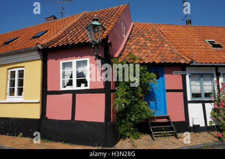 Das kleinste Haus auf Bornholm Rønne, Dänemark Stockfoto