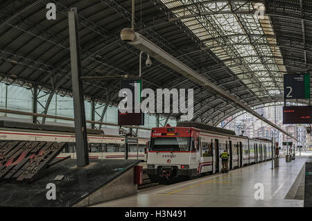 Innenansicht des Abando Indalecio Prieto, Bahnhof, Bilbao, Baskenland, Spanien, Europa, Stockfoto