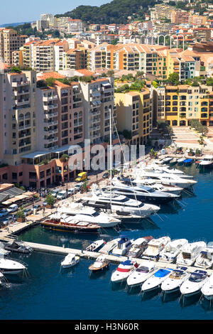 Port de Fontvieille, Monaco Stockfoto