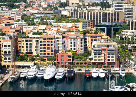 Port de Fontvieille, Monaco Stockfoto