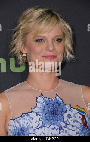 Beverly Hills, CA, USA. 11. Oktober 2016.  Martha Plimpton. Die Paley Mitte für Medien präsentiert PaleyLive '' echte O' Neals '' auf Paley Center For Media statt.  Bildnachweis: Birdie Thompson/AdMedia/ZUMA Draht/Alamy Live-Nachrichten Stockfoto