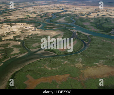 McArthur River Delta, Carrington Kanal, Stockfoto