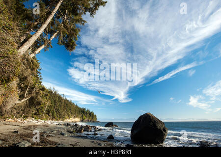 Mystic Beach, Sooke, Vancouver Island, British Columbia, Kanada Stockfoto