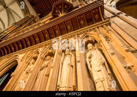 Rochester Kathedrale, Rochester, Kent, UK Stockfoto