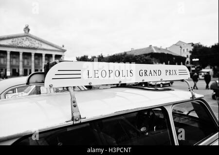 Tarnopol, Ukraine - 9. Oktober 2016: Leopolis grand Prix am Autodach Stockfoto