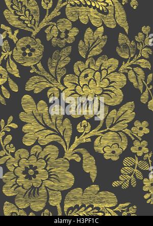 Abstrakte hand gezeichnete Blumen nahtlose Muster, vintage Hintergrund. Florales Muster können für Tapeten, Textilien verwendet werden, Muster füllen Stock Vektor