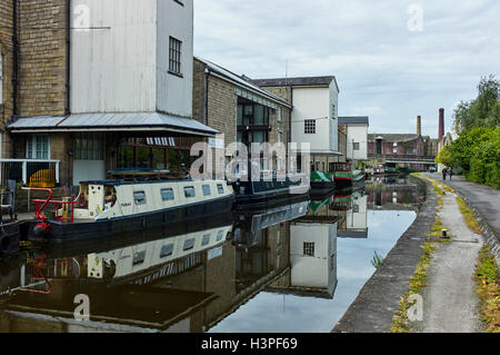 Shipley Wharf und Leeds & Liverpool Kanal Stockfoto