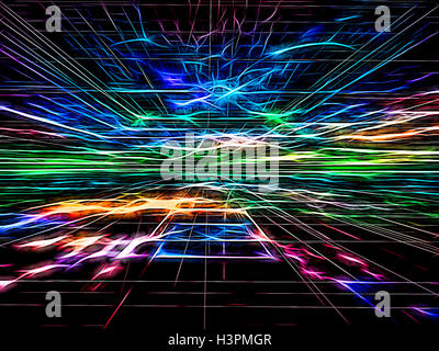 Hellen Hintergrund abstrakt Tech - Digital generiert Stockfoto